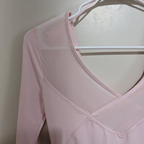 Lululemon Align Mesh Bodysuit *Special Edition Strawberry Milkshake Size 6 - Picture 8 of 14